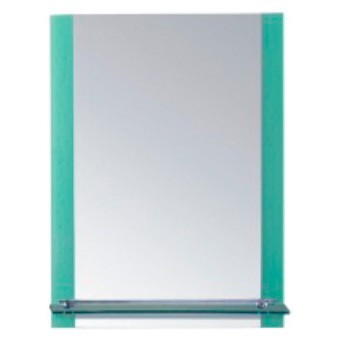 Зеркало для ванны с полкой Ledeme  L618 зеленое