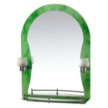 Зеркало для ванны со светильником Ledeme  L625-52 зеленое