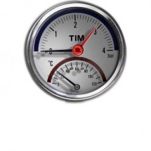 Термоманометр горизонт. ф1/2&quot;(4бар/120 гр.) TIM